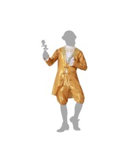 Costume per Adulti Dorato Cortigiano
