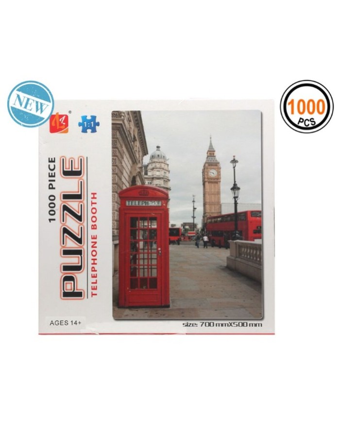 Puzzle Telephone Booth 1000 Pezzi Puzzle Telephone Booth 1000 Pezzi