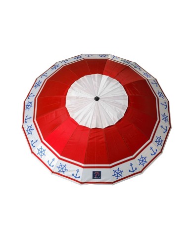 Ombrellone Rosso Ø 220 cm SPF50+ Ancora Ombrellone Rosso Ø 220 cm SPF50+ Ancora