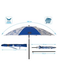 Ombrellone Azzurro Ø 180 cm SPF50+ Marino