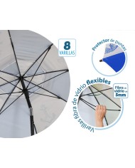 Ombrellone Azzurro Ø 180 cm SPF50+ Marino