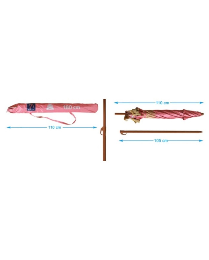 Ombrellone Corallo 180 cm UPF 50+