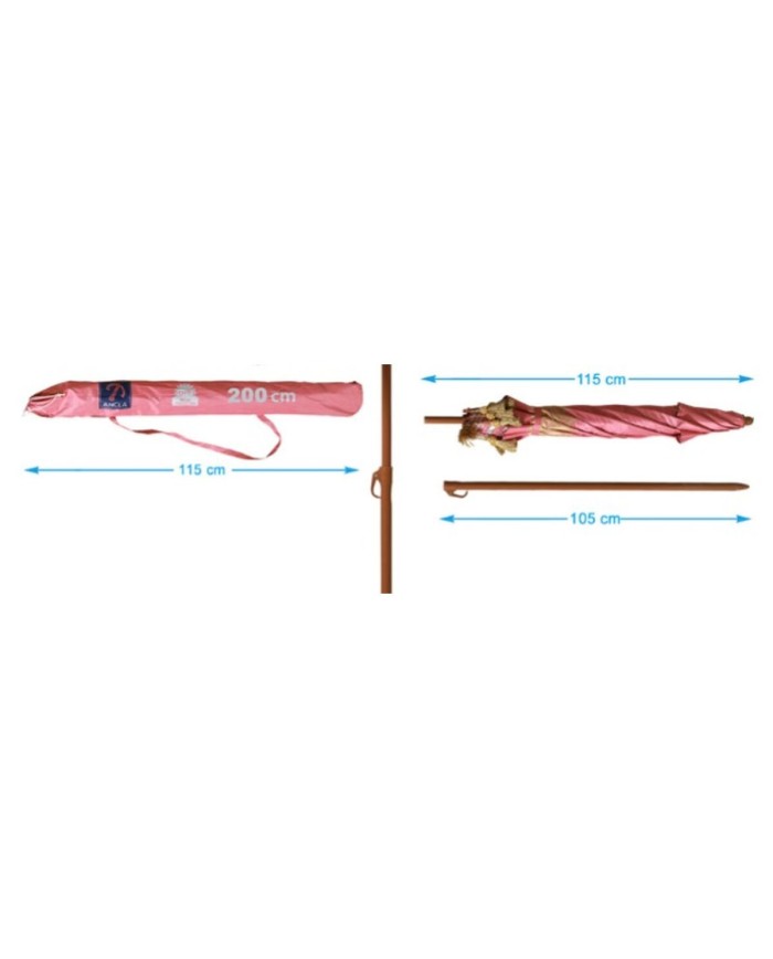 Ombrellone Corallo 200 cm UPF 50+