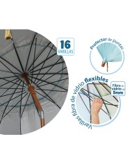 Ombrellone Azzurro Ø 240 cm SPF50+