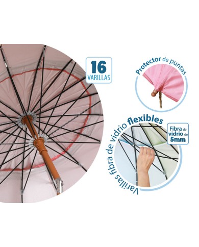 Ombrellone Corallo Ø 240 cm SPF50+ Ombrellone Corallo Ø 240 cm SPF50+