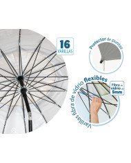 Ombrellone Bianco Ø 220 cm SPF50+ Boho Ombrellone Bianco Ø 220 cm SPF50+ Boho