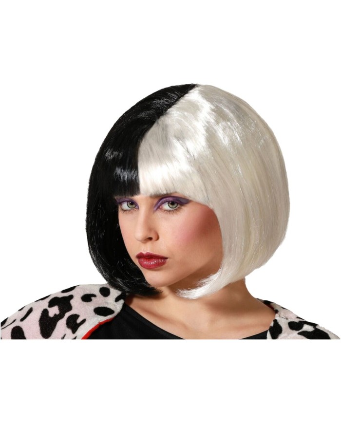 Parrucca Bianco Nero