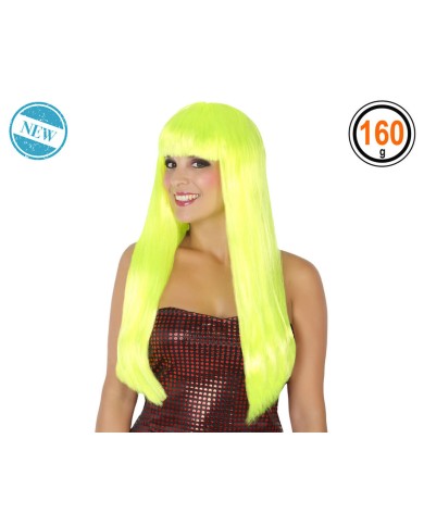 Parrucca Capelli Lunghi Giallo