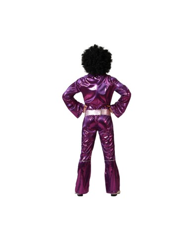 Costume per Adulti Fucsia Disco Costume per Adulti Fucsia Disco