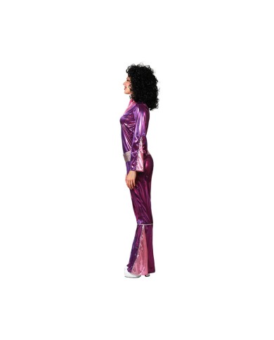 Costume per Adulti Fucsia Disco Costume per Adulti Fucsia Disco