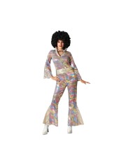 Costume per Adulti Multicolore Disco Costume per Adulti Multicolore Disco