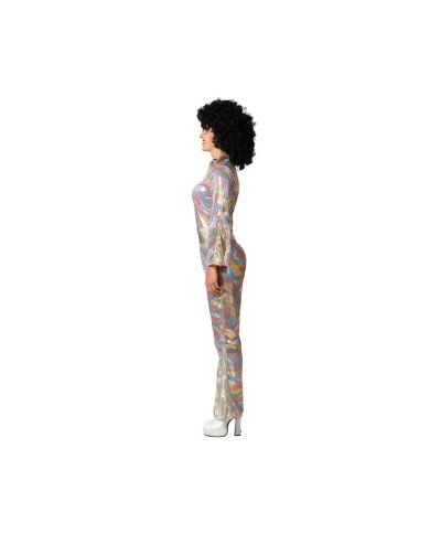 Costume per Adulti Multicolore Disco Costume per Adulti Multicolore Disco