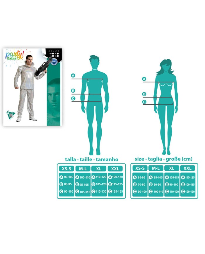 Costume per Adulti Bianco