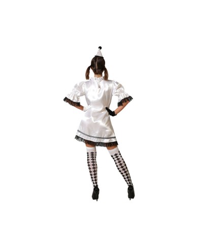 Costume per Adulti Bianco Pagliaccio Costume per Adulti Bianco Pagliaccio