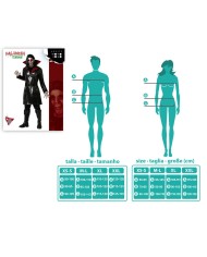 Costume per Adulti Multicolore Vampiro XS/S Costume per Adulti Multicolore Vampiro XS/S