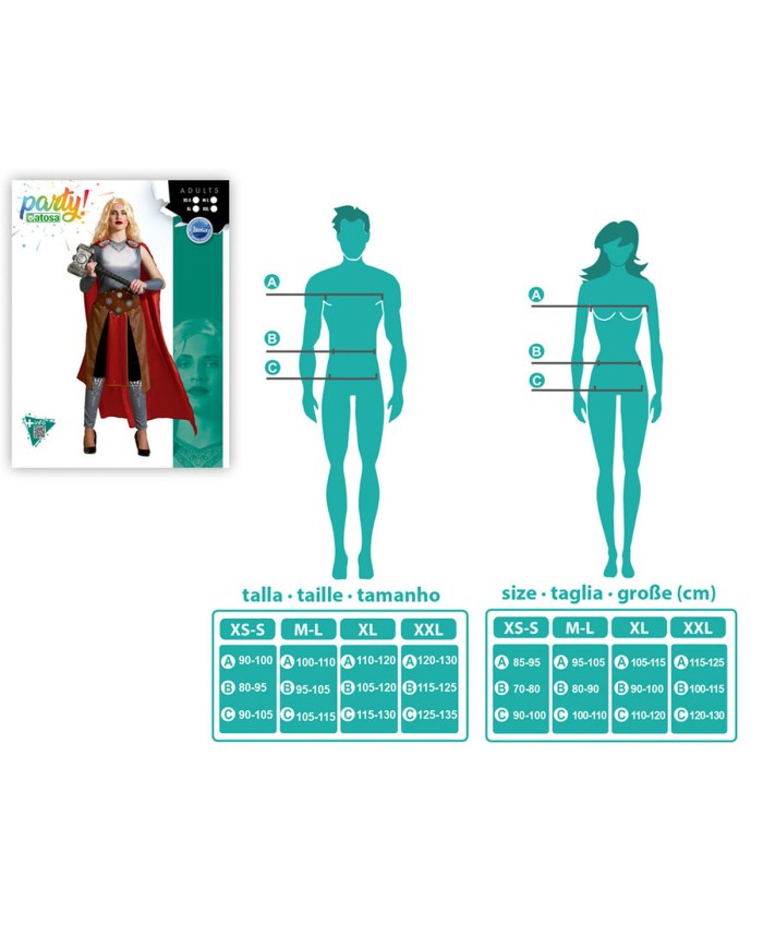 Costume per Adulti Supereroina