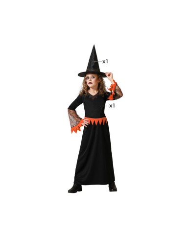 Costume per Bambini Arancio Strega