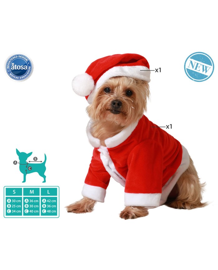 Costume per Cane Babbo Natale Costume per Cane Babbo Natale