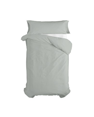 Set di copripiumino HappyFriday Basic Kids Grigio Singolo 2 Pezzi Set di copripiumino HappyFriday Basic Kids Grigio Singolo 2 Pezzi