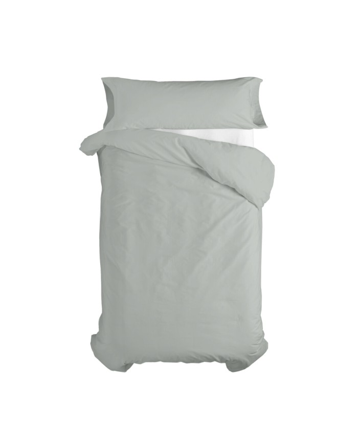 Set di copripiumino HappyFriday Basic Kids Grigio Singolo 2 Pezzi
