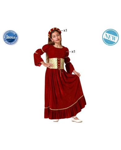 Costume per Bambini Regina Medievale
