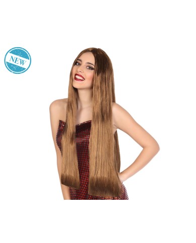 Parrucca Castano 80 cm