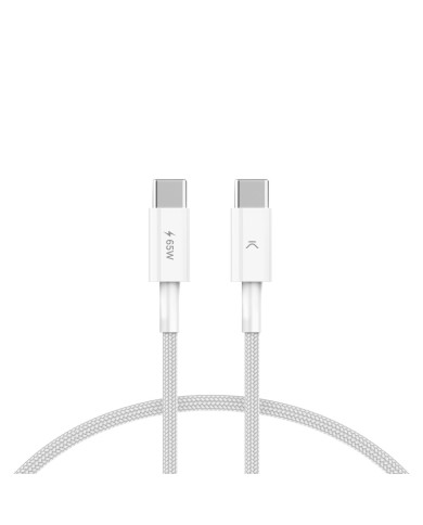 Cavo USB KSIX Bianco 1 m Cavo USB KSIX Bianco 1 m