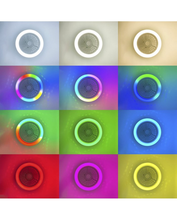 Ventilatore da Soffitto con Luce KSIX Siroco G (3000k - 6500k) Ventilatore da Soffitto con Luce KSIX Siroco G (3000k - 6500k)