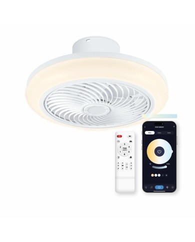 Ventilatore da Soffitto con Luce KSIX Siroco G (3000k - 6500k)