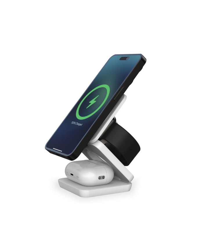 Caricabatterie Senza Fili KSIX Cube 3en1