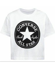 Maglia a Maniche Corte per Bambini Converse Bianco