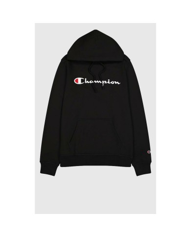 Felpa con Cappuccio Uomo Champion HOODED SWEATSHIRT 220253 NBK Nero