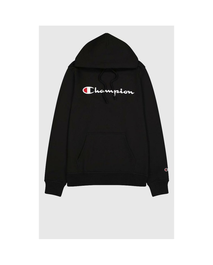 Felpa con Cappuccio Uomo Champion HOODED SWEATSHIRT 220253 NBK Nero Felpa con Cappuccio Uomo Champion HOODED SWEATSHIRT 220253 NBK Nero