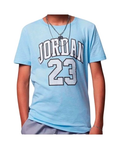 Maglia a Maniche Corte per Bambini Nike JDB PRACTICE FLIGHT 95A088 B9F Azzurro Maglia a Maniche Corte per Bambini Nike JDB PRACTICE FLIGHT 95A088 B9F Azzurro