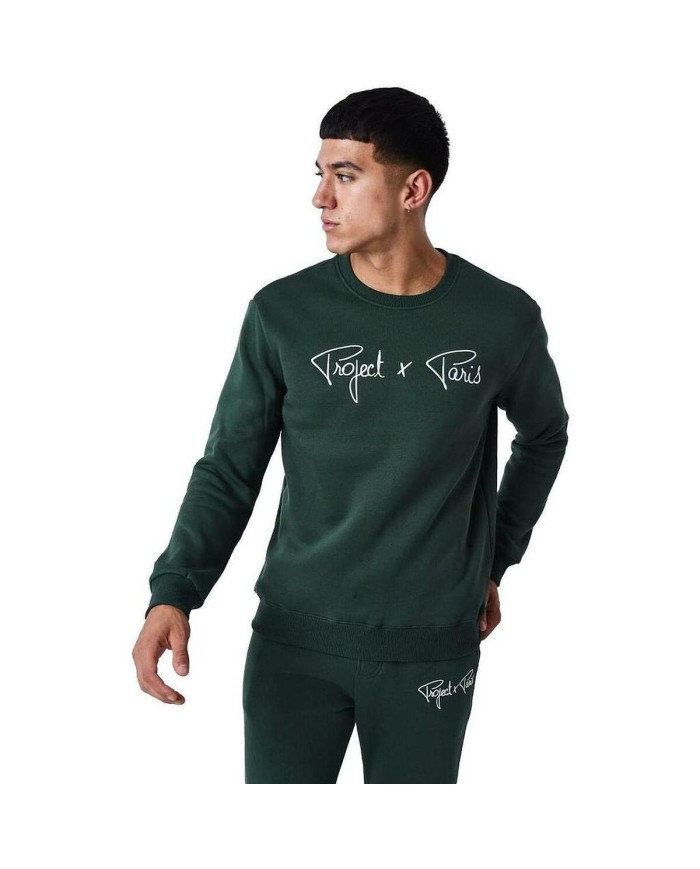 Felpa senza Cappuccio Uomo Project X Paris 1920009 VR Verde