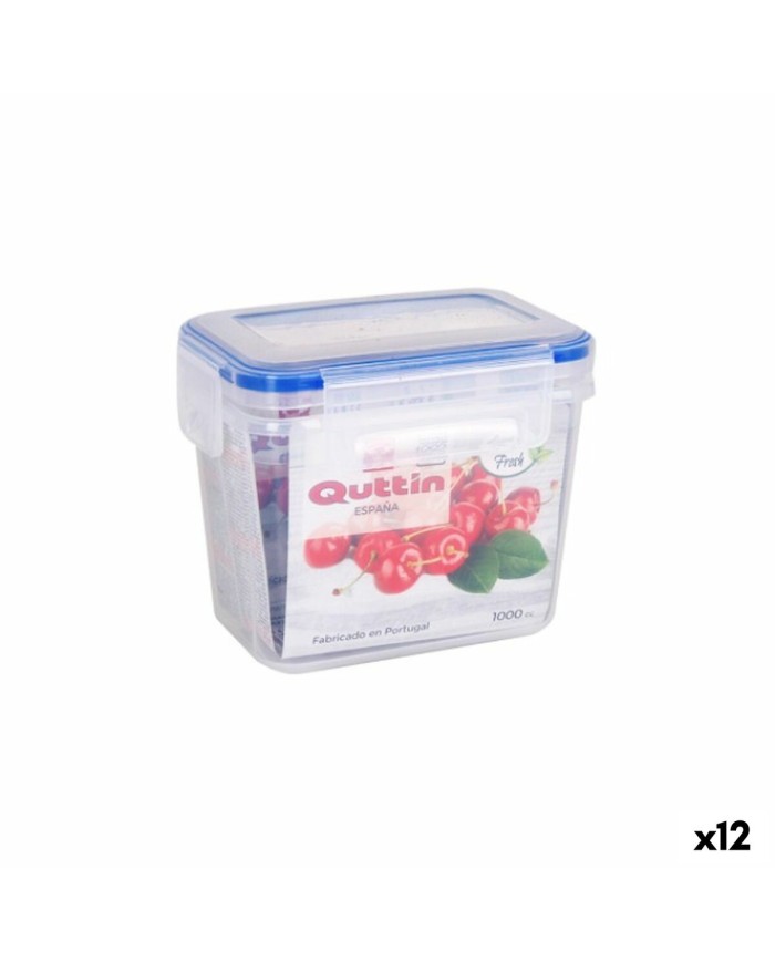 Porta pranzo Quttin Quttin Rettangolare 1 L 15 x 10 x 12 cm (12 Unità)