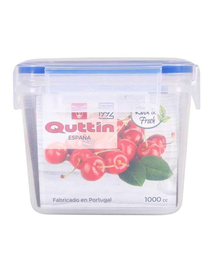 Porta pranzo Quttin Quttin Rettangolare 1 L 15 x 10 x 12 cm (12 Unità)