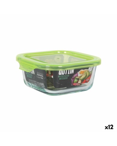 Porta pranzo Quttin Verde 550 ml (12 Unità) Porta pranzo Quttin Verde 550 ml (12 Unità)