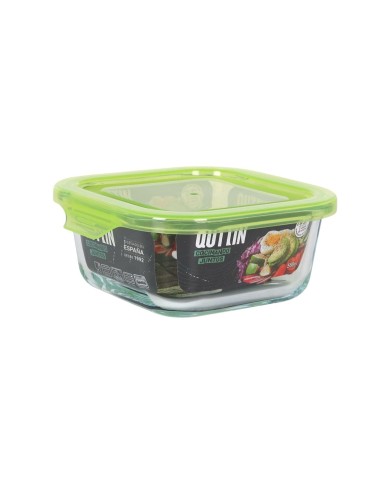 Porta pranzo Quttin Verde 550 ml (12 Unità) Porta pranzo Quttin Verde 550 ml (12 Unità)