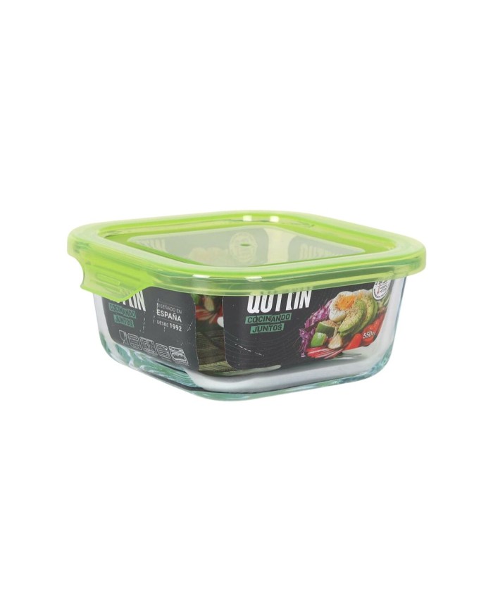 Porta pranzo Quttin Verde 550 ml (12 Unità)