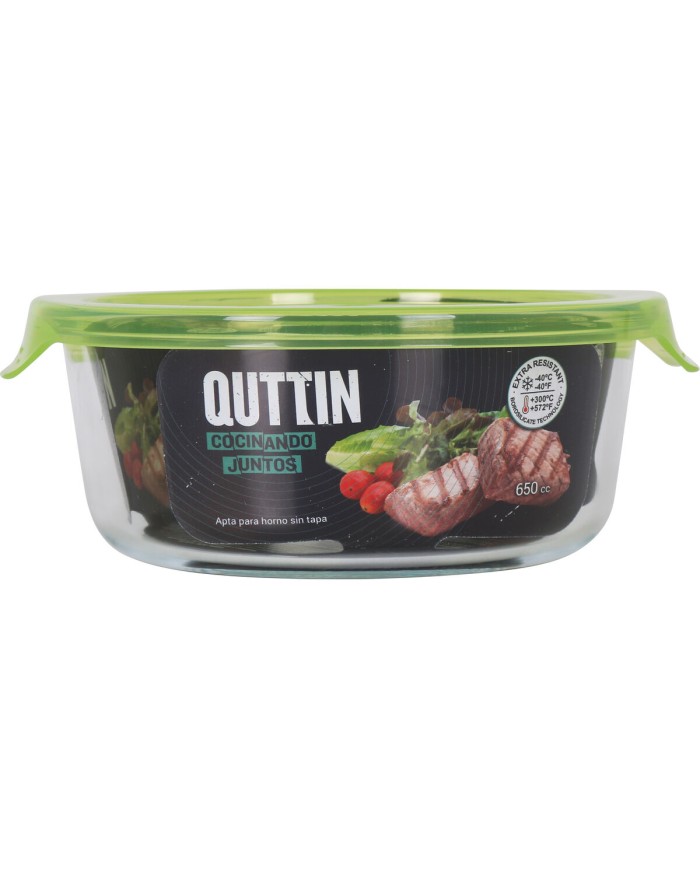 Porta pranzo Quttin Verde 650 ml 15 x 15 x 6,5 cm (6 Unità)
