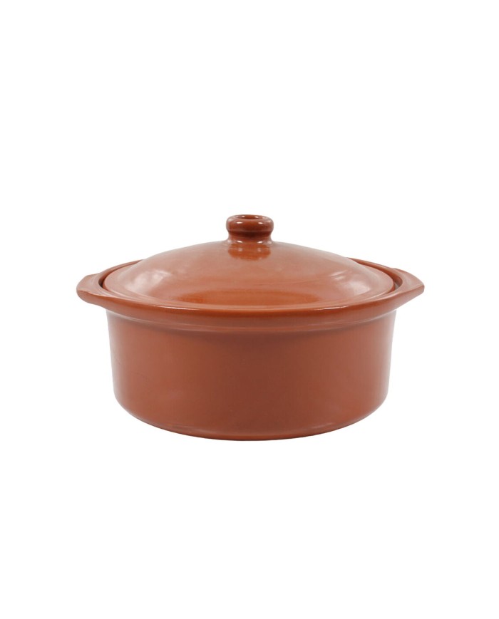 Teglia Azofra Argilla cotta 24,5 x 23 x 16,7 cm Con coperchio (3 Unità)