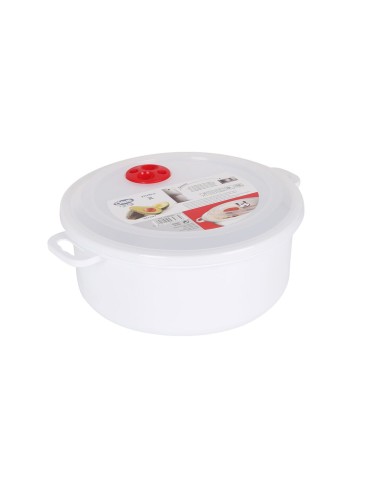 Porta pranzo con Coperchio a Microonde Dem 3 L 28 x 23 x 10 cm (12 Unità)