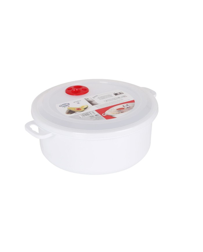 Porta pranzo con Coperchio a Microonde Dem 3 L 28 x 23 x 10 cm (12 Unità) Porta pranzo con Coperchio a Microonde Dem 3 L 28 x 23 x 10 cm (12 Unità)