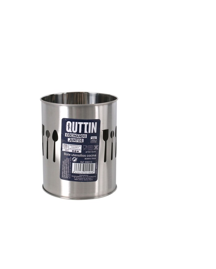 Vassoio Portaposate Quttin Quttin Acciaio inossidabile ø 10,3 x 12,2 cm (12 Unità) Vassoio Portaposate Quttin Quttin Acciaio inossidabile ø 10,3 x 12,2 cm (12 Unità)