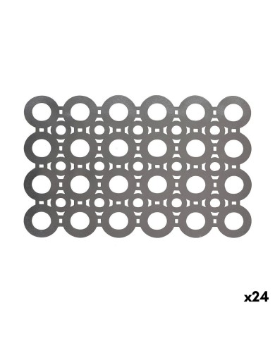 Sottopentola Viejo Valle PVC Argentato 45 x 30 cm (24 Unità) Sottopentola Viejo Valle PVC Argentato 45 x 30 cm (24 Unità)