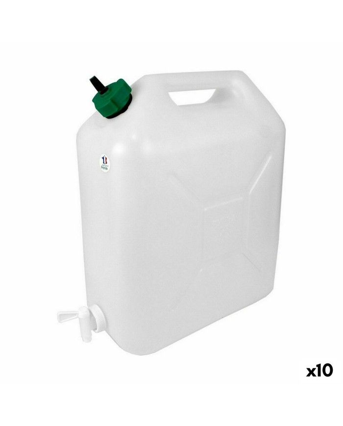 Bidone d'Acqua con Rubinetto EDA 29 x 15 x 35 cm (10 Unità) Bidone d'Acqua con Rubinetto EDA 29 x 15 x 35 cm (10 Unità)