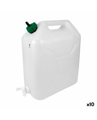 Bidone d'Acqua con Rubinetto EDA 29 x 15 x 35 cm (10 Unità) Bidone d'Acqua con Rubinetto EDA 29 x 15 x 35 cm (10 Unità)