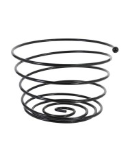Portafrutta Viejo Valle Nero Spirale Ø 26 x 17 cm (2 Unità) Portafrutta Viejo Valle Nero Spirale Ø 26 x 17 cm (2 Unità)