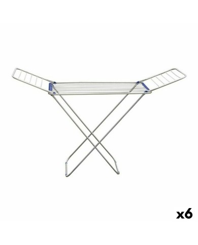 Stendibiancheria Pieghevole Confortime Alluminio Argentato Azzurro 175 x 55 x 110 cm (6 Unità) Stendibiancheria Pieghevole Confortime Alluminio Argentato Azzurro 175 x 55 x 110 cm (6 Unità)